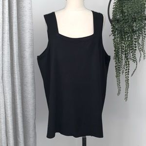 Lane Bryant sweater tank black 22/24